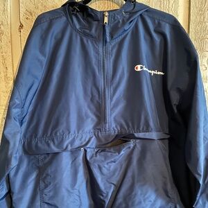 Champion Stadium Packable Windbreaker Rain Jacket XL
